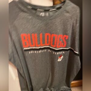 University of Georgia Bulldogs Gray dry fit shirt